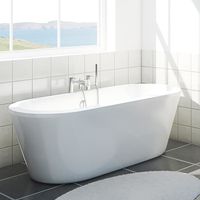 BAIGNOIRE - KIT BALNEO CLEARGREEN Baignoire en îlot ovale arrondie FREEST BAIGNOIRE - KIT BALNEO CLEARGREEN Baignoire en îlot ovale arrondie FREEST