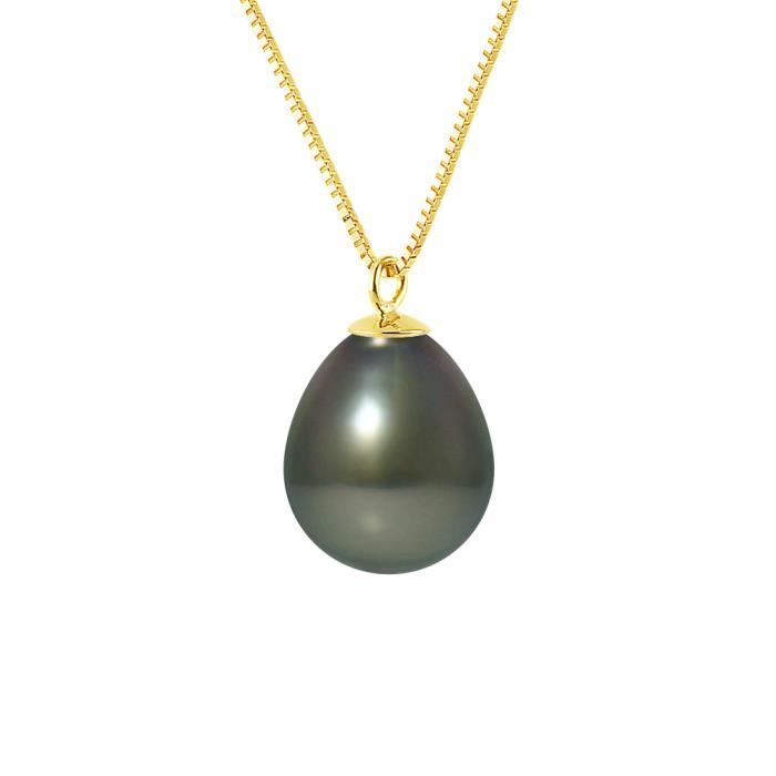PERLINEA Collier Perle de Tahiti et Or Jaune 375° Femme