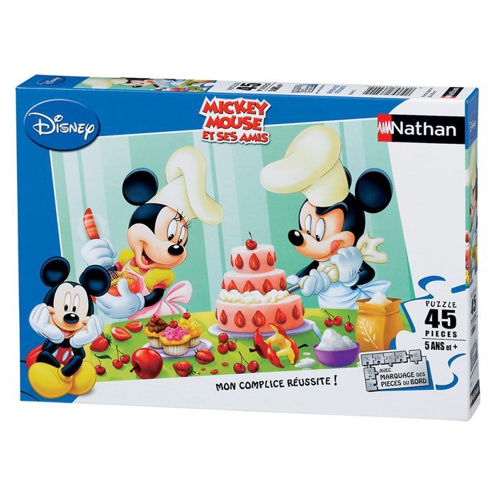 Puzzle pâtisserie Mickey 45 pcs