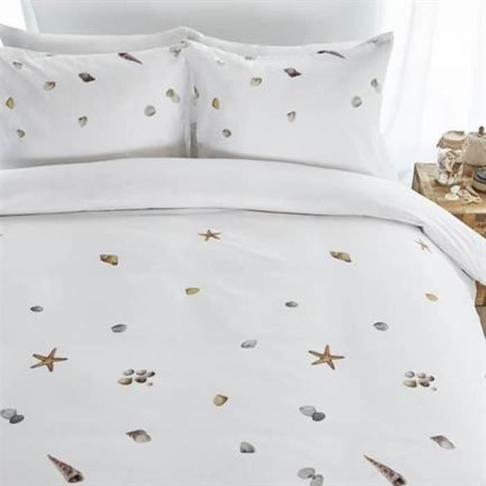 marjolein bastin mer nord - housse de couette - 140x200/220 cm + 1