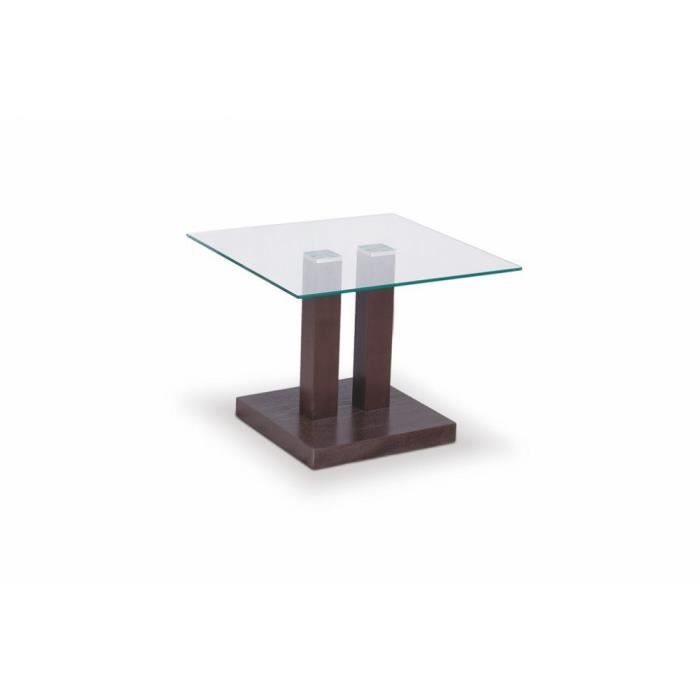 Gaya Justhome CouleurWengé Table Bassehxpxl45x50x50 Cm roedCxB