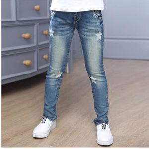 Jeans Extensibles - Enfants - Filles - Denim Déchiré - Taille Jeans Extensibles - Enfants - Filles - Denim Déchiré - Taille