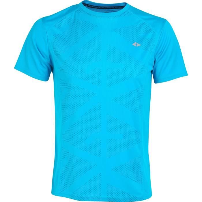 ATHLI-TECH T-shirt de running Cedric - Homme - Bleu
