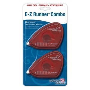 SCRAPBOOK ADHESIVES® BY 3 L Pack de 2 dévidoirs double face E-Z Runner – 8.5 m