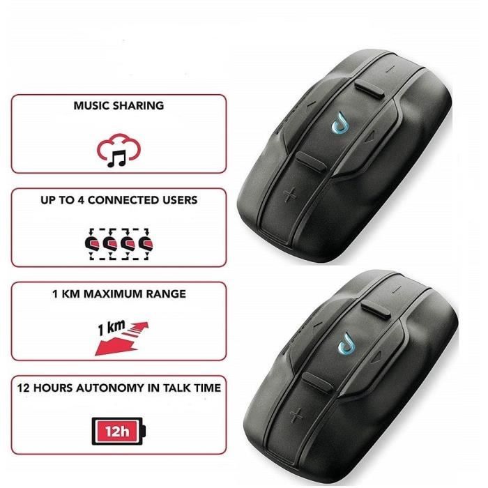 CELLULAR LINE Intercom moto - Edge - Duo