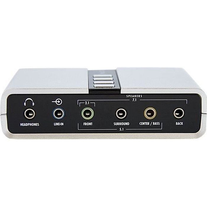 StarTech.com Adaptateur Carte Son USB vers Audio Stereo - Audio Numerique SPDIF 1x USB A Femelle 2x Toslink (F) 8x 3.5mm (F)