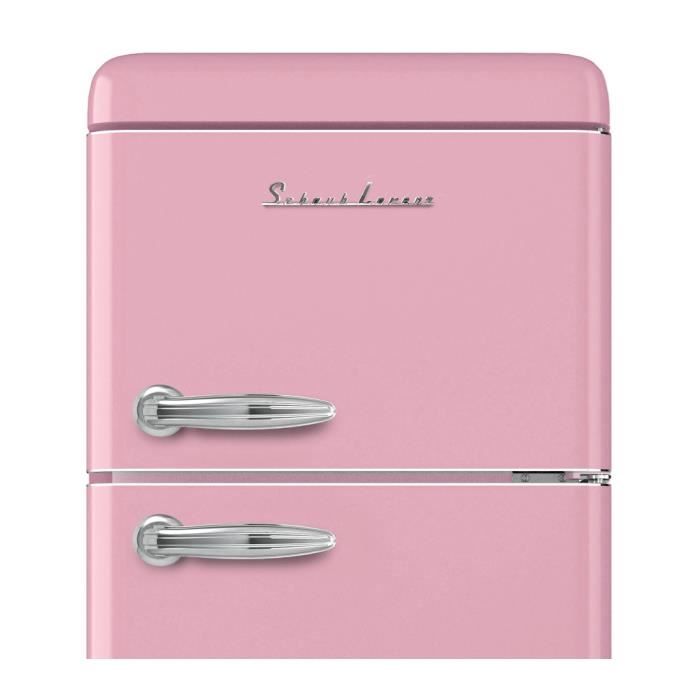  SL208DDP Réfrigérateur Vintage Rose2