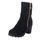 Femme Bottes Matelassé Duvet de Zip A Talon Compen