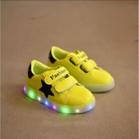 BASKET 2016-nouveau children LED lueur sneaker garçons et BASKET 2016-nouveau children LED lueur sneaker garçons et