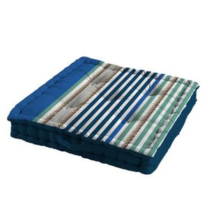 COUSSIN - MATELAS DE SOL Coussin de sol 45 x 45 x 10 cm 100% coton imprimé 