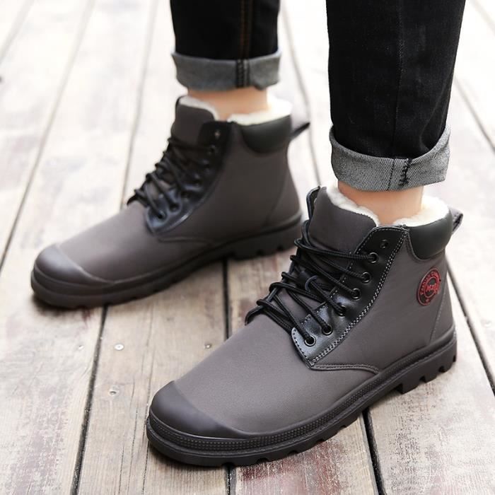 Bottes Vintage Sport neige d'homme chaud coréenne - Prix pas cher - Cdiscount Bottes Vintage Sport neige d'homme chaud coréenne - Prix pas cher - Cdiscount