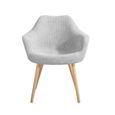 Chaise Gris Anssen Achat Cdiscount Grise Vente 5A3qj4RcL