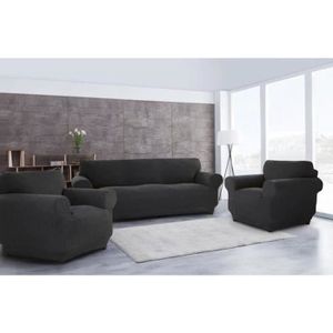 HOUSSE DE CANAPE Housse de Canapé Choco 3 places + 2 housses de fau