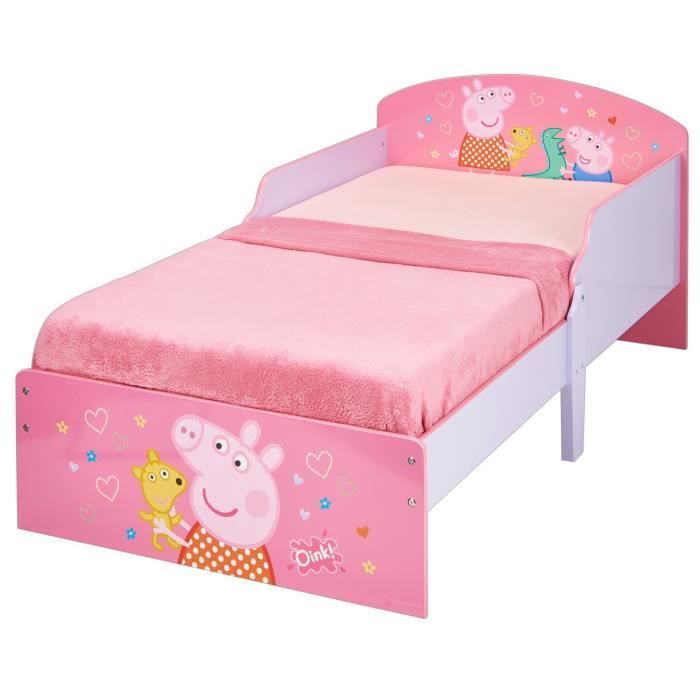 PEPPA PIG Lit pour enfants - Rose - 140 x 70 cm