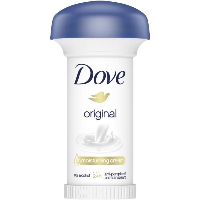 DOVE Déodorant Bille Crème Original - 50 ml