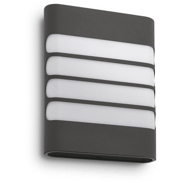 PHILIPS Raccoon Lanterne murale - Anthracite - 1x4W - LED