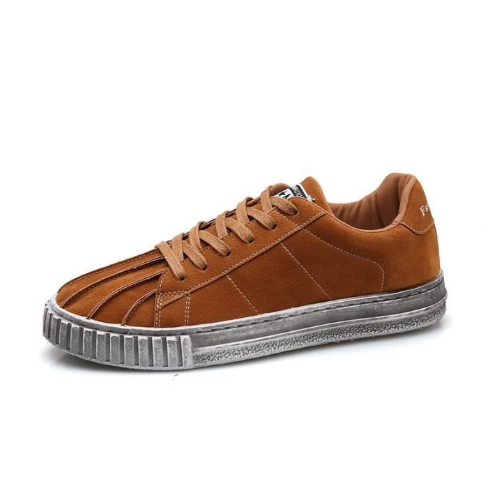 Hommes Sneakers Coquilles Toile De Chaussures Casual ARRqxBr