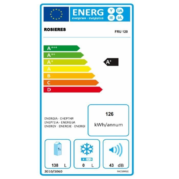  RBLP170 - Réfrigérateur table top encastrable1
