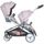 RED CASTLE Poussette Double Evolutwin Taupe/Noir