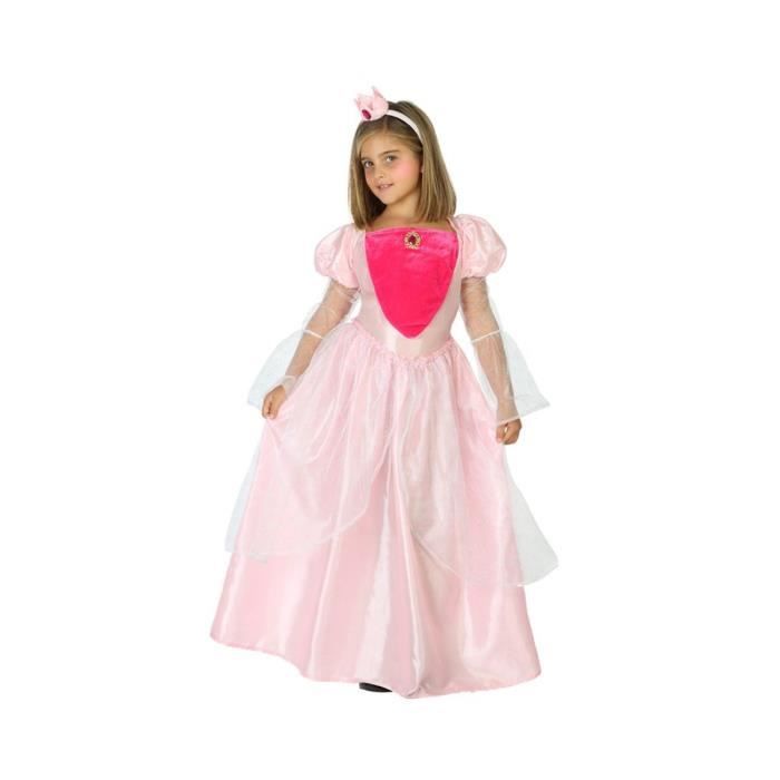 ATOSA Déguisement Princesse Rose - Panoplie Enfant