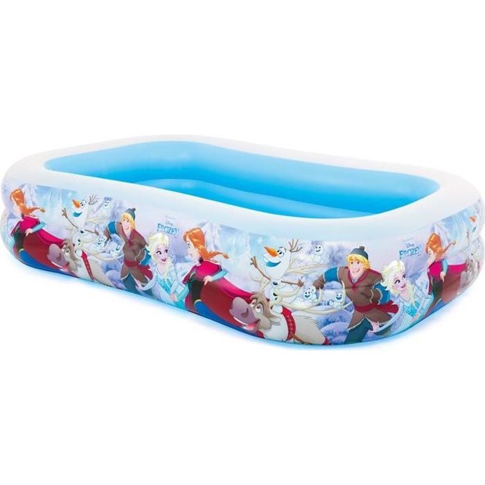 LA REINE DES NEIGES Piscine gonflable enfant Rectangulaire Disney