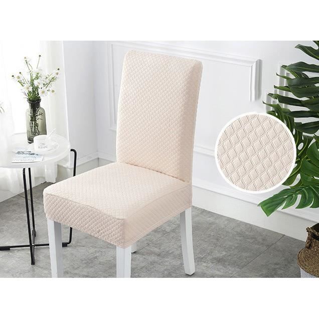 Poussière Housse À Amovibles Anti Beige 55 Housses Siège Chaises 65cm Salle Manger Meubles De Chaise Yyv76gbf