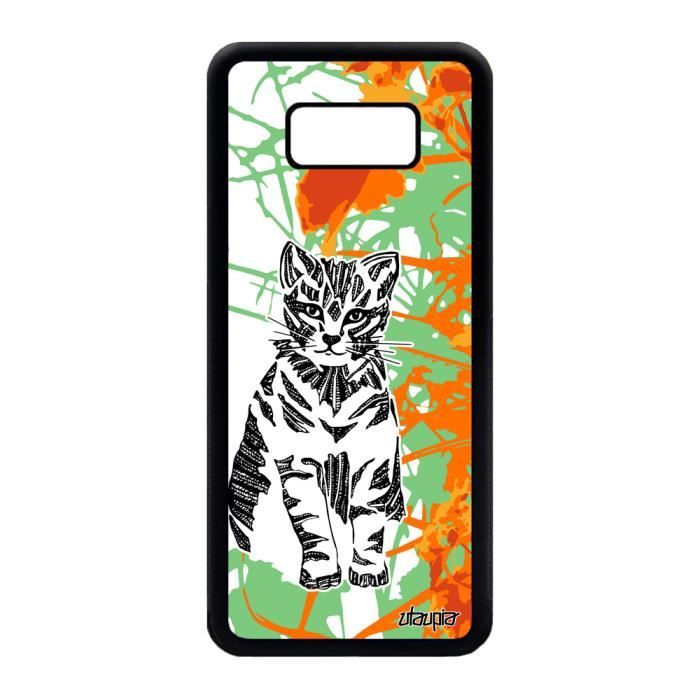 coque chat galaxy s8