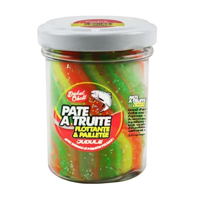 DUDULE Pate à Truite Flottante Pailletée Rainbow