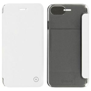 MUVIT Etui Etui - Range carte - Blanc - Pour Apple Iphone 7, 6, 6s