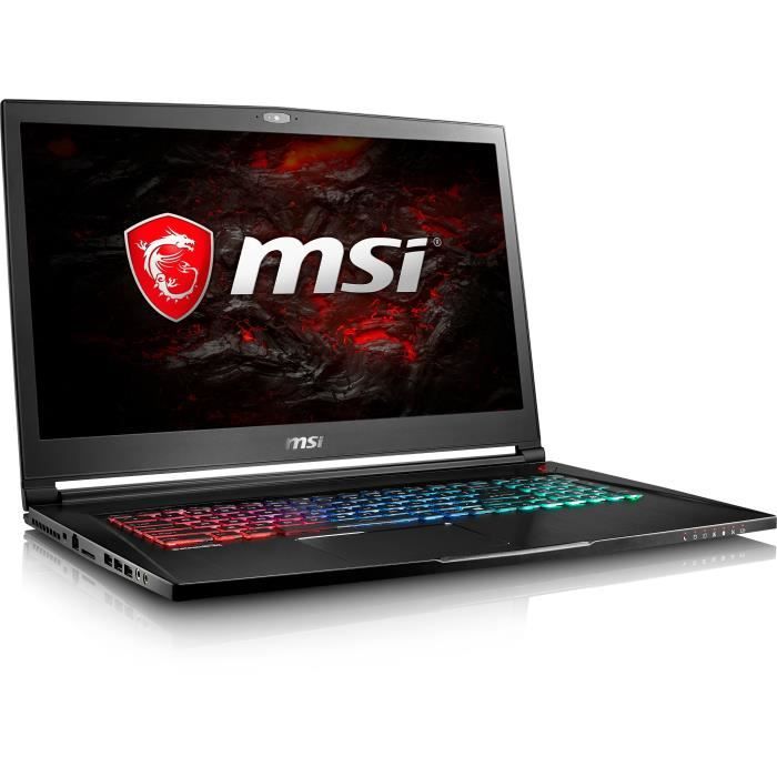 MSI PC Portable Gamer GS73VR 7RF-403XFR - 17'' FHD - RAM 8Go - Core i7-7700HQ - Stockage 512 Go SSD - GeForce GTX 1060