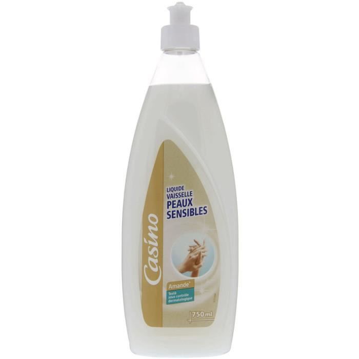 Liquide vaisselle pour peaux sensibles Amande - 750ml