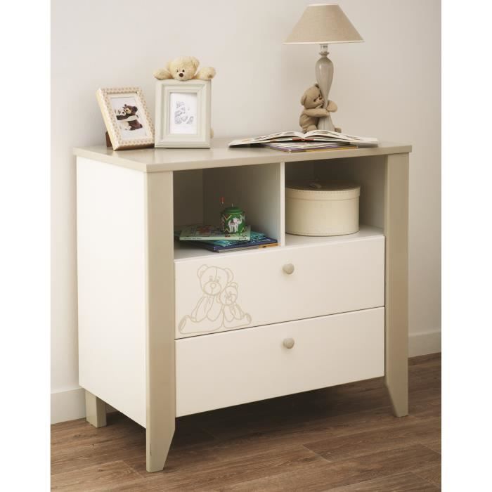 OURSON Commode table à langer 70x55cm