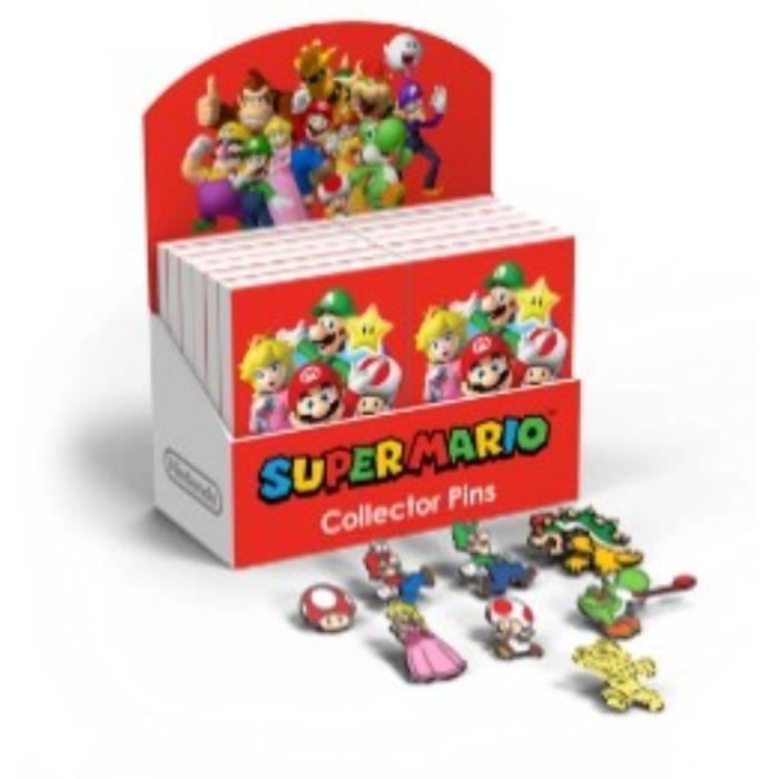 POWER A Pins Super Mario - Collector - 8 modèles - Modèle aléatoire