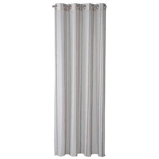 Paire de Voilages façon LIN BEIGE 140x240cm