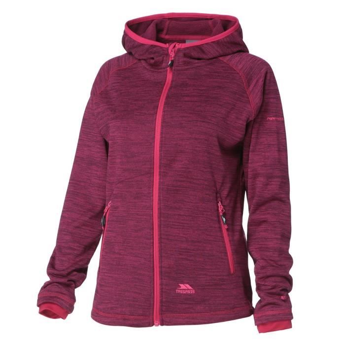TRESPASS Polaire Riverstone B - Femme - Cerise