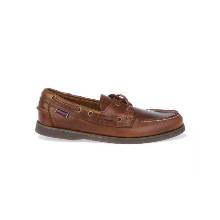 SEBAGO HOMME B72743BROWN MARRON CUIR MOCASSINS SEBAGO HOMME B72743BROWN MARRON CUIR MOCASSINS