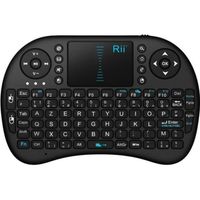 CLAVIER D'ORDINATEUR Rii Mini i8 Wireless (AZERTY) - Mini Clavier Franç CLAVIER D'ORDINATEUR Rii Mini i8 Wireless (AZERTY) - Mini Clavier Franç
