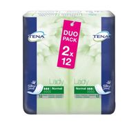 SERVIETTE HYGIÉNIQUE TENA Lady Normal 2X12 Serviettes SERVIETTE HYGIÉNIQUE TENA Lady Normal 2X12 Serviettes