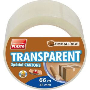 Adhésif Emballage - Transparent -66mx48mm