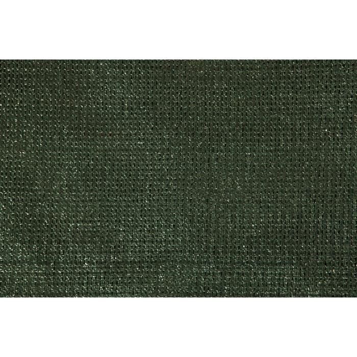 CATRAL Brise vue 100% occultant - 1 x 3m - Vert foncé