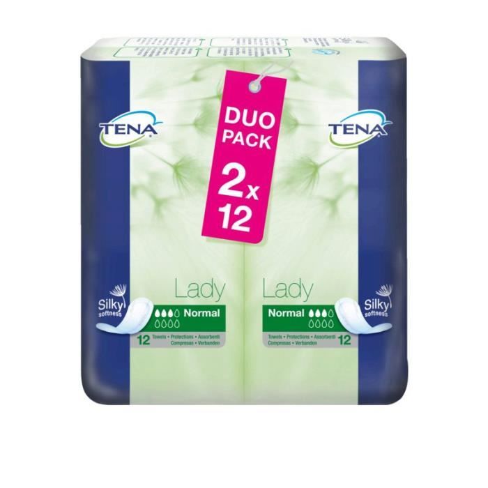 TENA Lady Normal 2X12 Serviettes