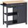 CARELLO Desserte cuisine plateau pin massif L 82 c