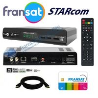 RÉCEPTEUR - DÉCODEUR RECEPTEUR SATELLITE HD + CARTE FRANSAT + CABLE HDM RÉCEPTEUR - DÉCODEUR RECEPTEUR SATELLITE HD + CARTE FRANSAT + CABLE HDM
