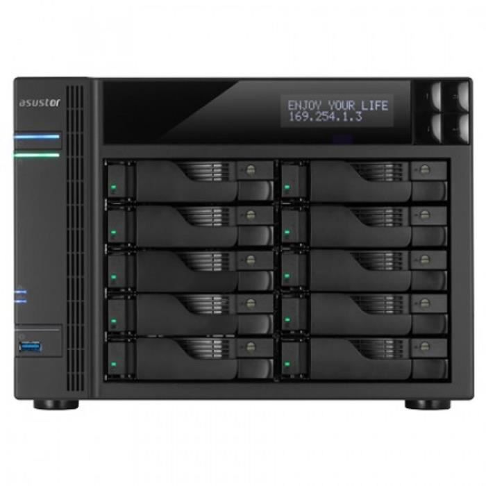 ASUSTOR AS7010T Serveur NAS - 10 Baies - USB 3.0
