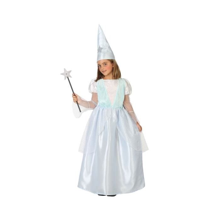 ATOSA Déguisement Fée Marraine Bleu - Panoplie Enfant