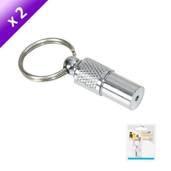 Lot de 2 Tubes porte nom pour chien