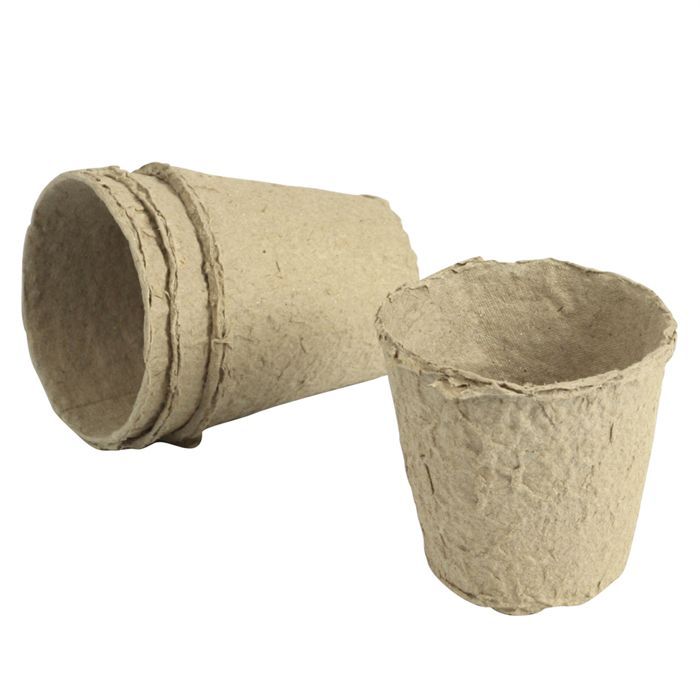 COGEX Lot de 24 godets tourbés ronds   Achat / Vente JARDINIERE   POT