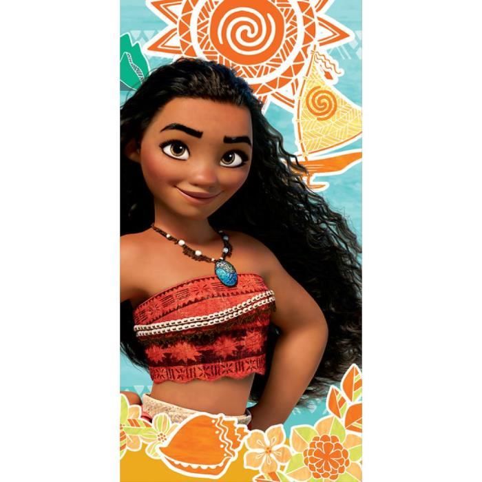 VAIANA - Serviette drap de bain plage 70 x 140 cm Moana Disney 100 ... VAIANA - Serviette drap de bain plage 70 x 140 cm Moana Disney 100 ...