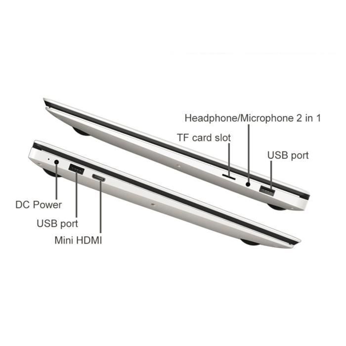 Ordinateur portable YEPO 15,6 pouces Z8350 Quad2