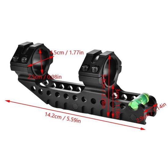 Le La Chasse Anneaux Carabine Niveau Et À Lunette Avec Zj36 Rail Monture De Tir Pour Bulle Picatinny UzGqVLjSMp